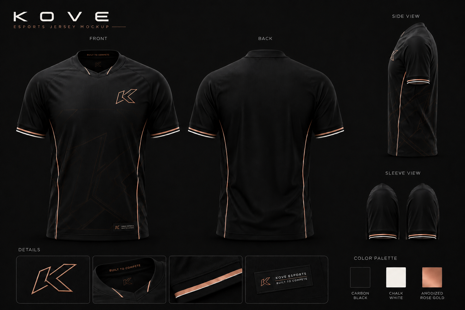 Kove Esports jersey mockup